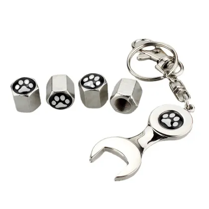 Hexagonal Valve Cap Aluminum Tire Wheel Stem Air Valve Caps