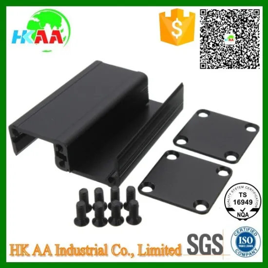Black Extruded Aluminum Project Box Electronic Enclosure Case DIY
