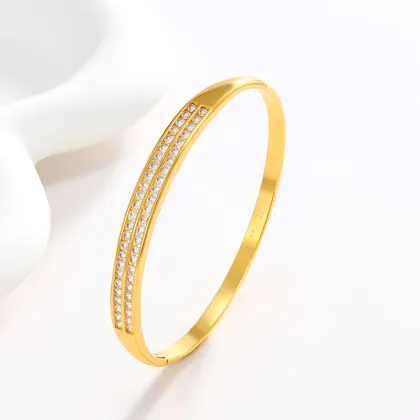 Jewelry Double Row Colorful Artificial Gemstone Bracelet