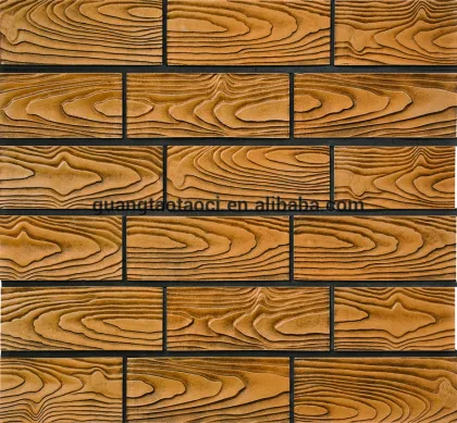 Outdoor Grain Decorative Wall Bricks &amp; Faux Wood Wall Panel