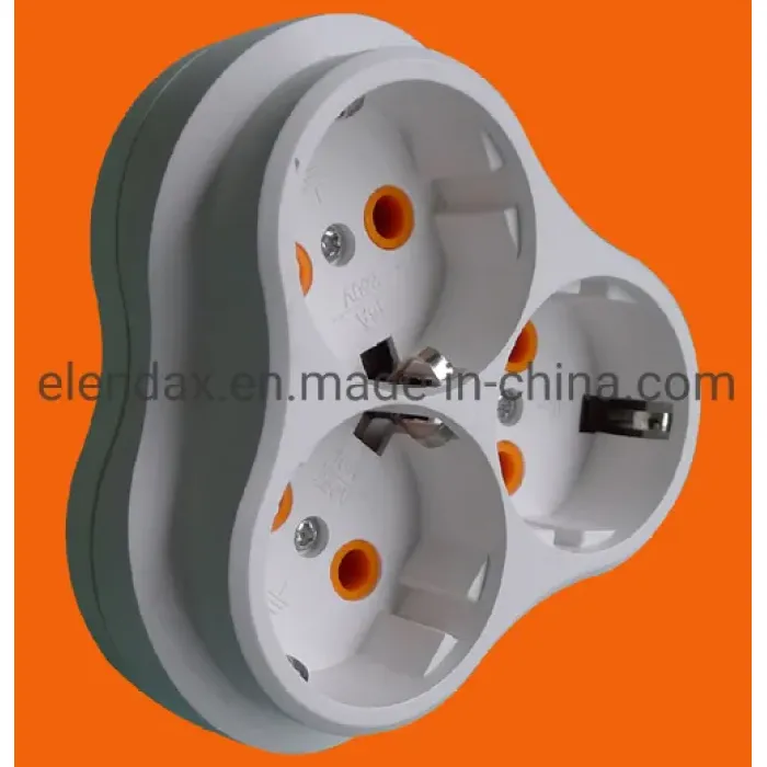 Adaptor Daya AC 3 Arah Gaya Eropa (P8035)