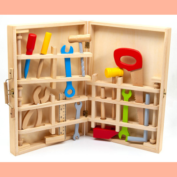 Brinquedos de trilho de madeira, cozinha de brinquedo de madeira barato