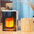 USB Table Lamp Wood Night Light