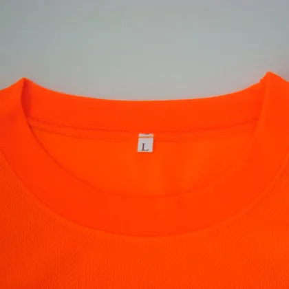 Knited Safety T Shirt With Pocket,Unisex Long Sleeve Safety T Shirt, Oem Service Reflective T Shirt