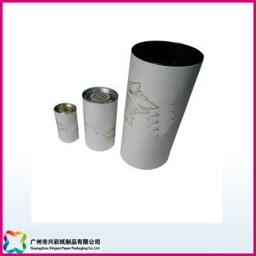 Wine Packaging Paper Tube with Tin Lids