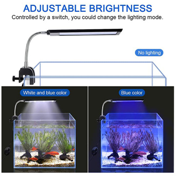 CLIP-ON Aquarium Fish Tank Lights for Tumbuhan Air Tawar