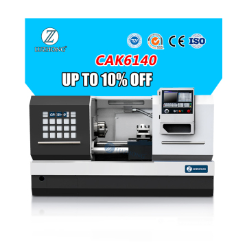 Harga kilang yang berpatutan GSK CNC Lathe Machine CAK6140 Flat Bed Bed Pusat Pusingan Metal Horizontal