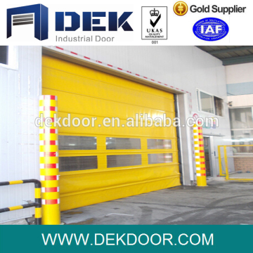 Industrial automatic high speed pvc folding door