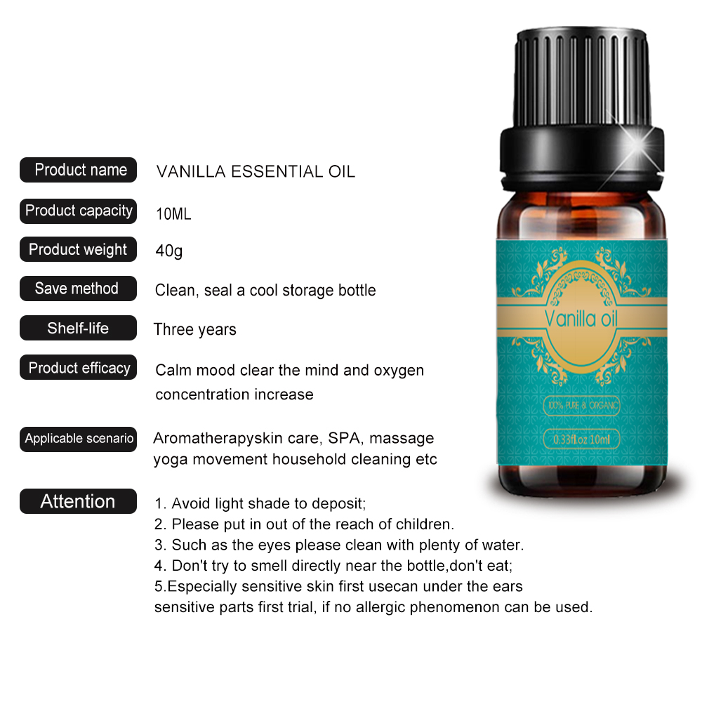 Factory Supply Bulk Price Fragrance Vanilla Essential Oil