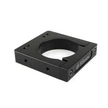 Custom Anodized CNC Aluminum Parts: Bracket Clamps for 3D Printer WorkBee CNC with Spindle Mounts in Various Sizes (52mm, 65mm, 71mm, 80mm)