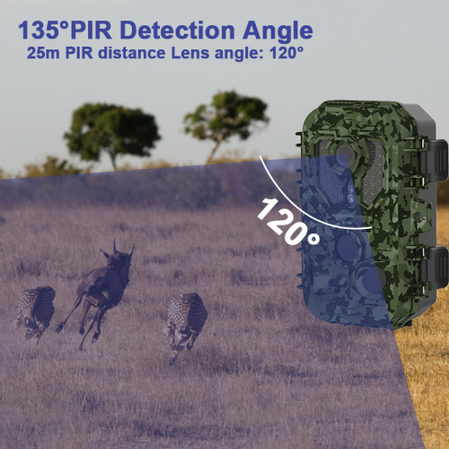 ナイトビジョンを備えた高解像度ワイヤレス野生生物カメラ