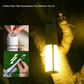 Multifunktionale, tragbare, wiederaufladbare Outdoor-Klapp-Campinglampe mit USB-C-Aufladung und drei Lichtmodi