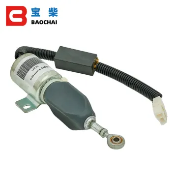 12V/24V KM493-A-1111010 Generator Fuel Stop Solenoid Valve for Flameout Prevention