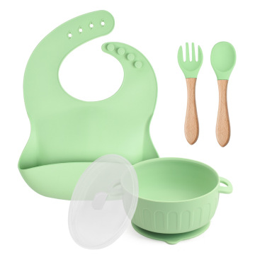 BPA-Free Non-Spill Baby Bowl Set with Silicone Suction and Utensils