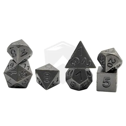 Wholesale D&D Metal Dice Sets: Custom Polyhedral Dice for Tabletop Games