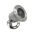 Waterproof stainless steel underwater light for outdoor use