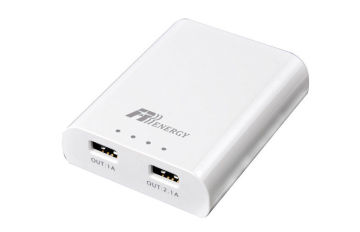 Iphone 4s 5s 5c White Usb Travel Charger 5200mah , Large Capacity Fastcharging