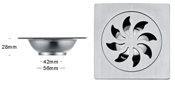 Bathroom rectangular chinese quality floor drain stainless steel cover