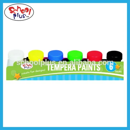 New design 6 colors tempera paints/water color paints