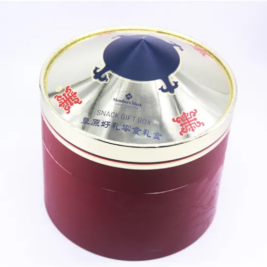 Luxury custom paper tube packaging large