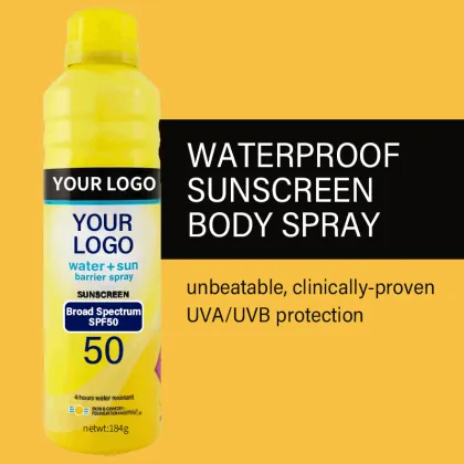 OEM Waterproof Sun Protection Spray SPF 50 Sunscreen Whitening Sunblock