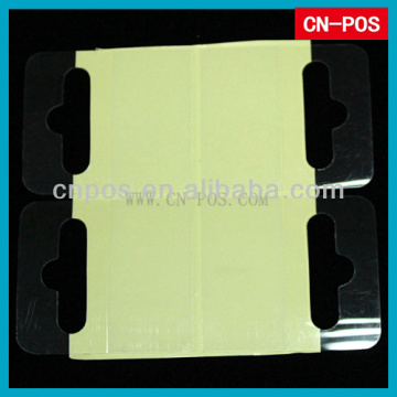 displaying plastic adhesive hook for supermarket