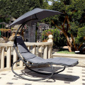 Outdoor Hanging Curved Steel Chaise Lounge