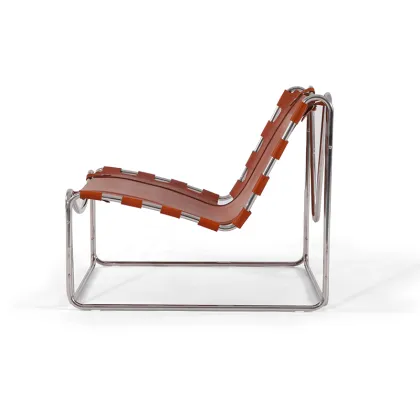 Pascal Mourgue Fabio Leather lounge chair Replica