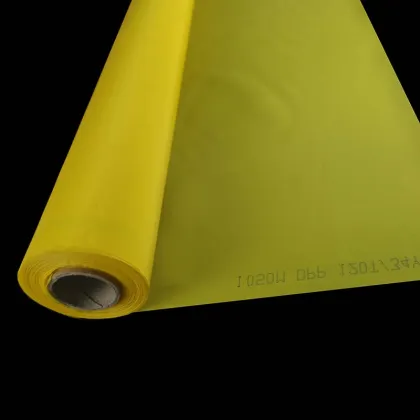 100% Polyester Yellow Screen Mesh 180Mesh 48UM Made in Anhui