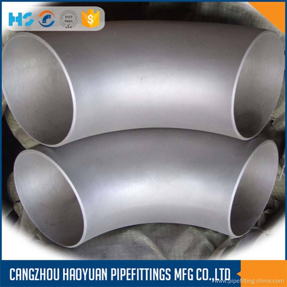 Stainless Steel 90D SS316L Pipe Fittings Elbow