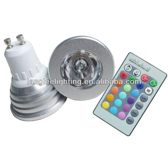 3W Magic Lighting RGB LED Light Bulb And Remo E27 16 Color LED RGB Magic Light Bulb with Wireless Remote Control Wireless Remote