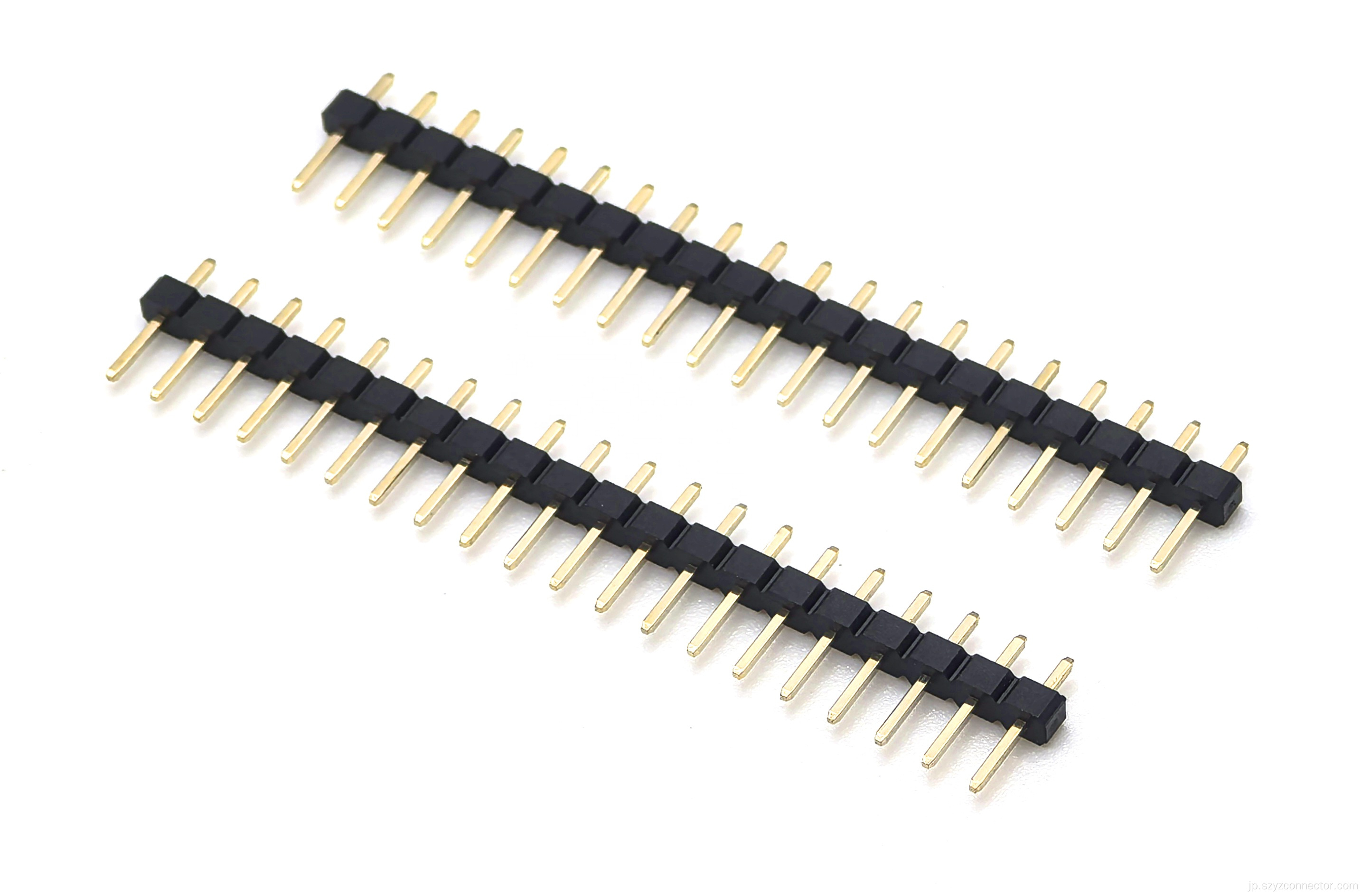 3.0mmピッチピンヘッダーシングルローストレートH2.0mm