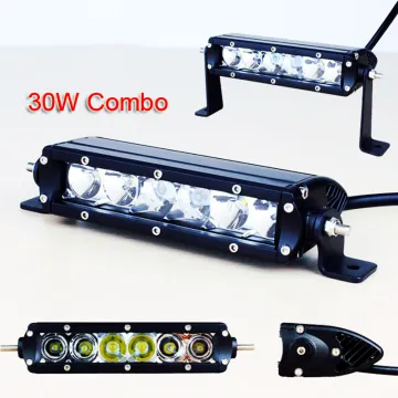 6" 30W Long Distance Single Row cre-e Led Light Bar Combo light