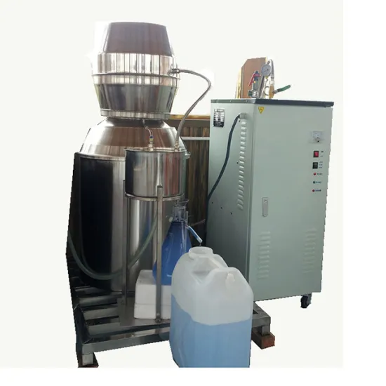 100L Industrial Stainless Steel Alcohol Distillation Equipment Pure Saffron Lemongrass Oil Extraction Machine