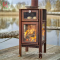 Corten Steel Outdoor Stove and Pizza Oven: Wood-Burning Hot Sale Product