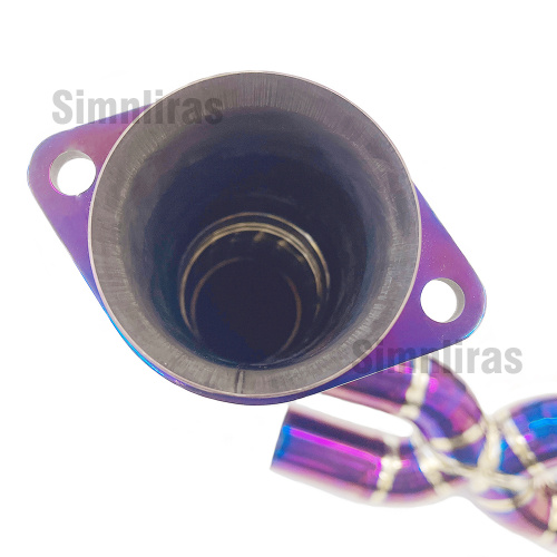 Titanium lila Chevrolet Corvette C8 6.2L 20-24 Pro-1 SS X-Pipe-Auspuff