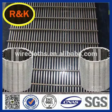 stainless steel curved wedge wire screen