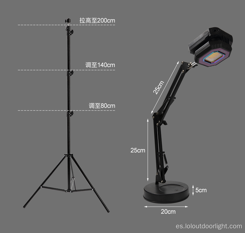 Lámpara de acampar de estilo supremo de emergencia LED All-Terrrain