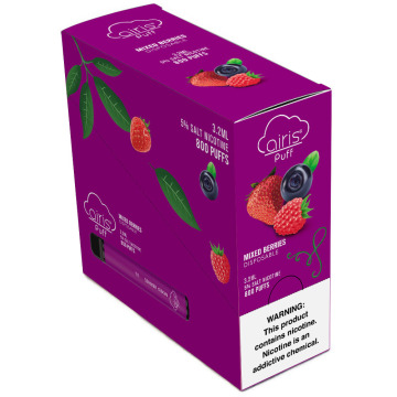 100% Genuine Airis Puff Disposable Device 800 Puffs