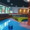 Pintura de piso de resina epóxica multicolor para interiores / tiendas / oficinas