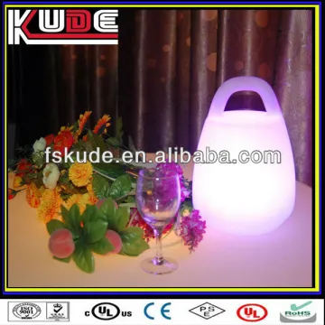 LED illuminated home decoration handing lamp/small decorative lamps/led rechargeable decorative hand lamp