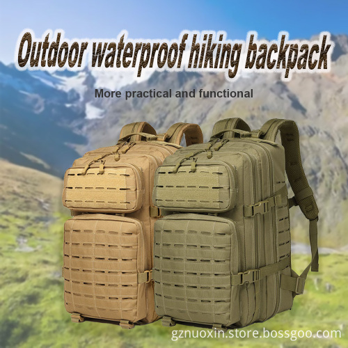 50L Camouflage MOLLE Tactical Backpack - Outdoor Hiking Assault Bag