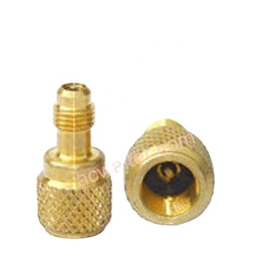 1/2"-20 UNF (5/16" SAE) R410a Refrigeration Quick Connect Coupler for W/Core & Depressor