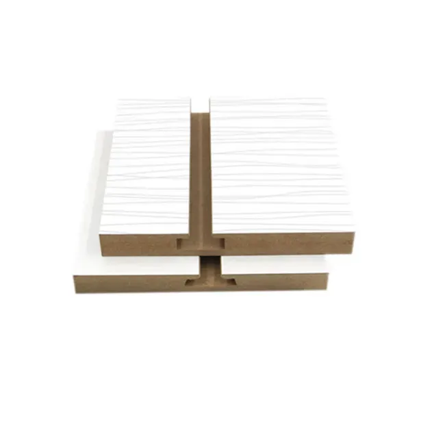 Melamine-Faced Slotted MDF with 7, 9, or 11 Slots