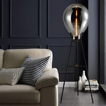 Postmodern Glass Luxury Design Standing Floor Light for Home Living Room andBedside Use