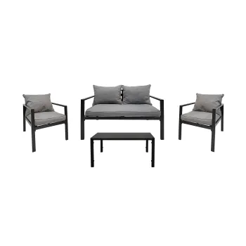 Aluminum Patio Garden Furniture Set for Leisure and Conversation