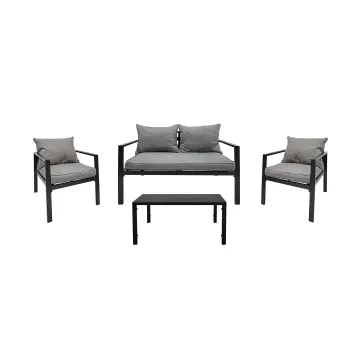 Aluminum Patio Garden Furniture Set for Leisure and Conversation