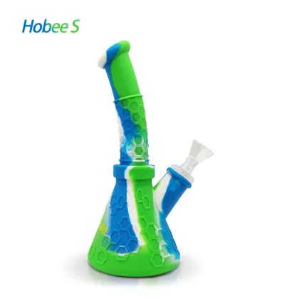 8.5" Hobee S Silicone Beaker Water Pipe