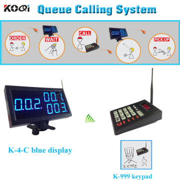 Queue Call System Calls Used in Fast Food Kitchen Room, Kfc