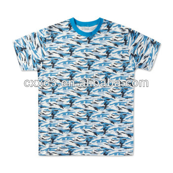 Navy T-shirt 100% cotton Military Camouflage